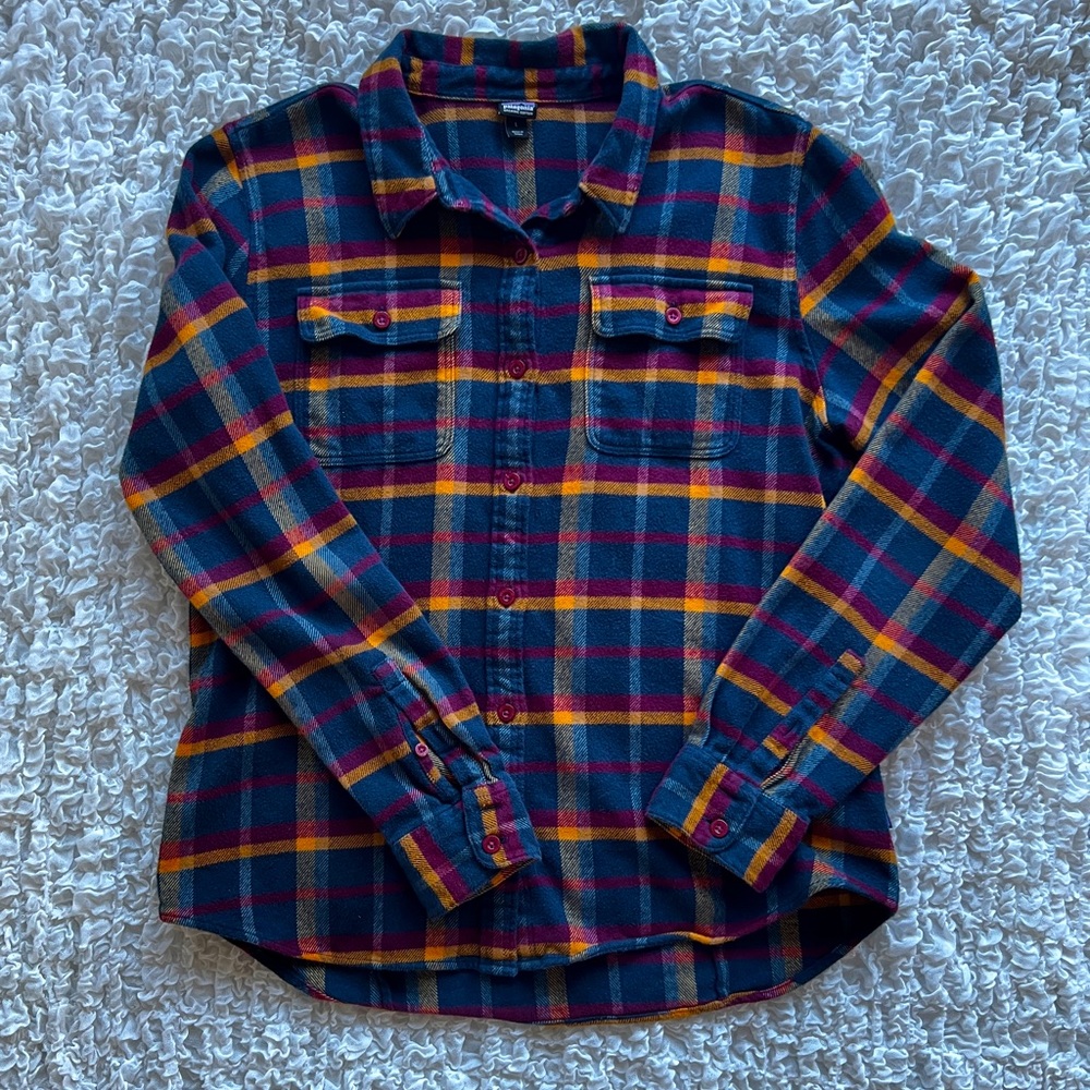 Womens Patagonia flannel shirt size Large L